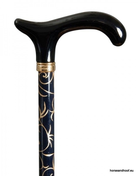 Classic Canes Glitterati Adjustable Derby Stick - Black