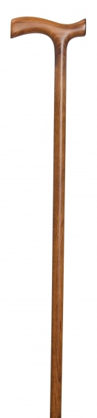 Classic Canes Mini Beech Crutch Handle Cane - Light Scorched