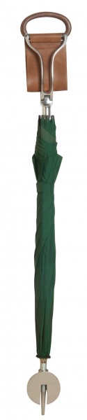 Classic Canes Umbrella Seat Stick with a Green Canopy
