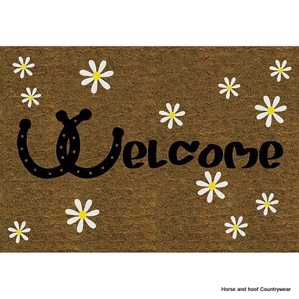 Coir Mat - Welcome Hooves