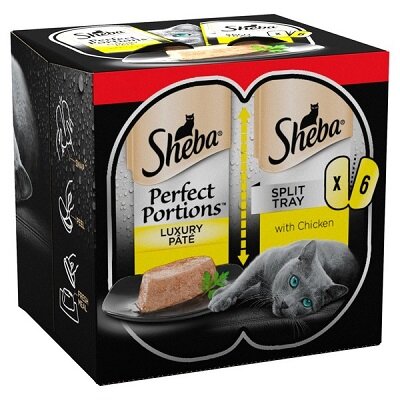 Sheba Perfect Portions with Chicken in Loaf 8 x 3 x (2x37.5g)
