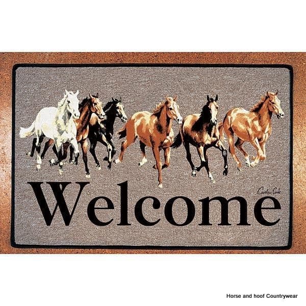 Decorative Door Mat - Running Free