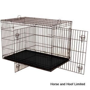 Dogit 2 Door Black Dog Crate