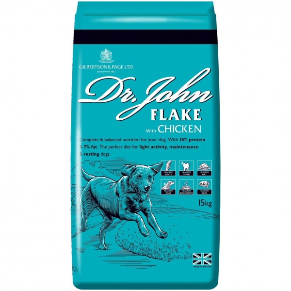 Dr John Flake Dog Food with Chicken 15kg