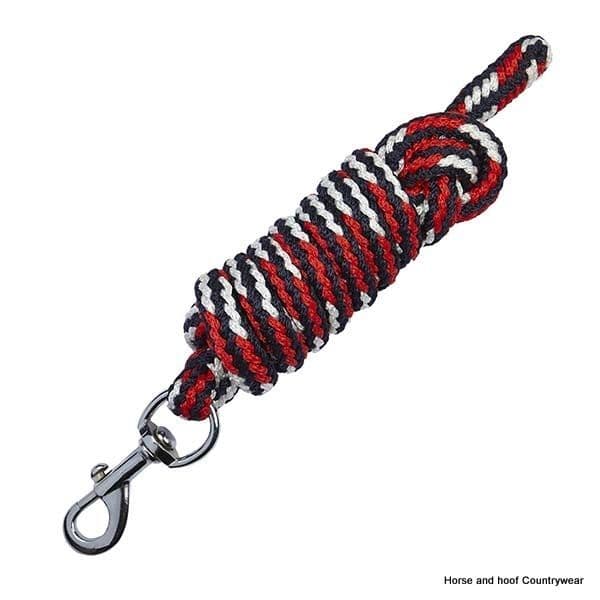 Elico Eskdale Lead Rope - Navy/Red/White