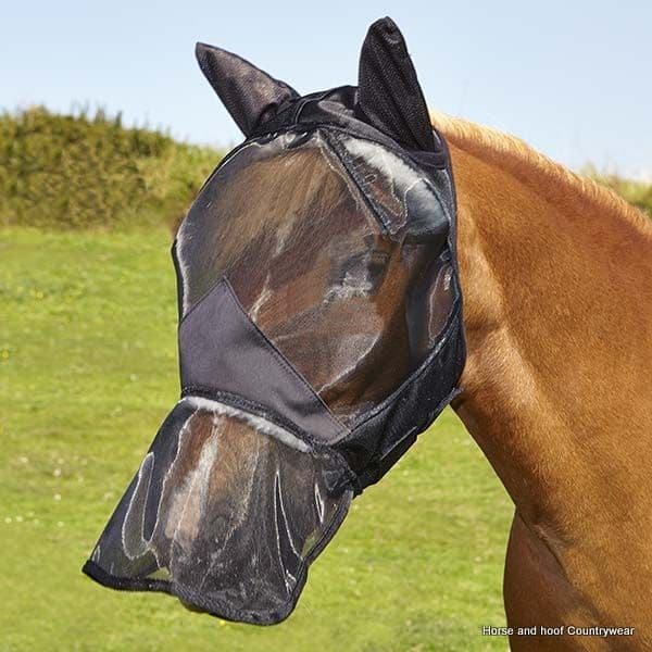 Elico Full Face Fly Mask (with Nose Extension)