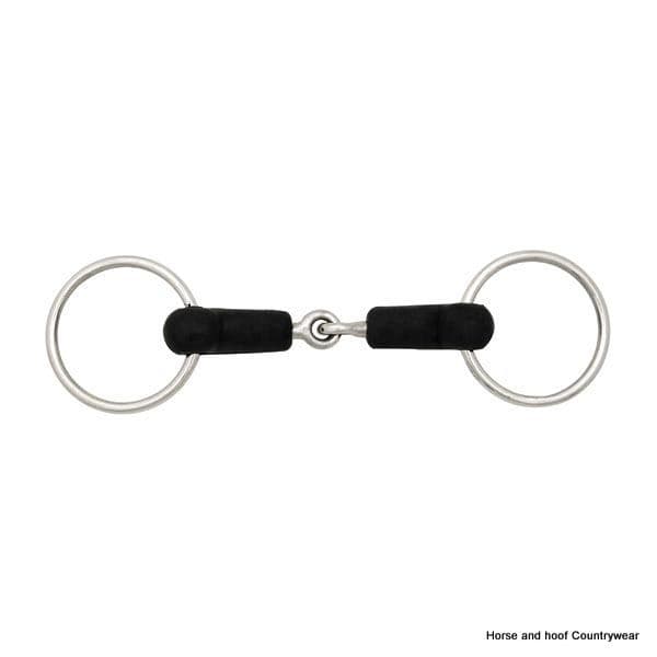 Elico Loose Ring Rubber Covered Snaffle Bit