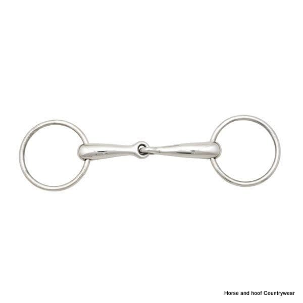 Elico Solid Jointed Snaffle Bit