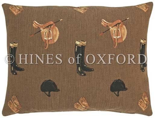 Equestrian Brown- Fine Tapestry Cushion
