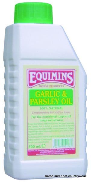 Equimins Garlic & Parsley Oil