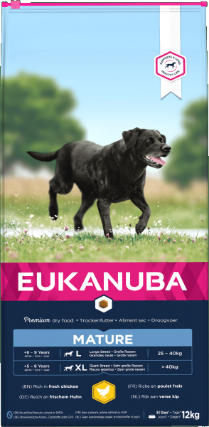 Eukanuba Thriving Mature Large Breed Chicken Dog Food 12kg