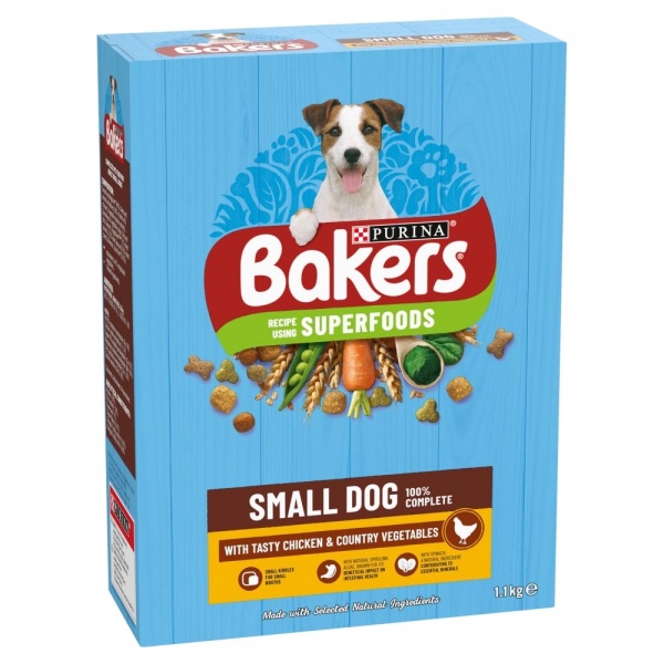 Bakers Complete Small Dog with Chicken 5 x 1.1kg