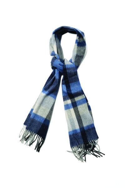 Failsworth 100% Lambswool Scarf - Blue Multi