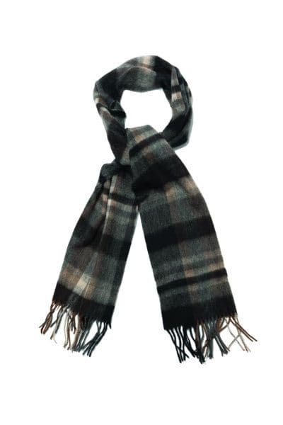 Failsworth 100% Lambswool Scarf - Brown Multi