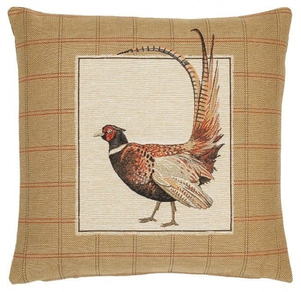 Fantail Pheasant - Fine Tapestry Cushion