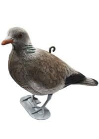 Flocked Pigeon With Legs Decoy
