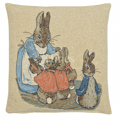 Flopsy Bunnies - Fine Tapestry Cushion