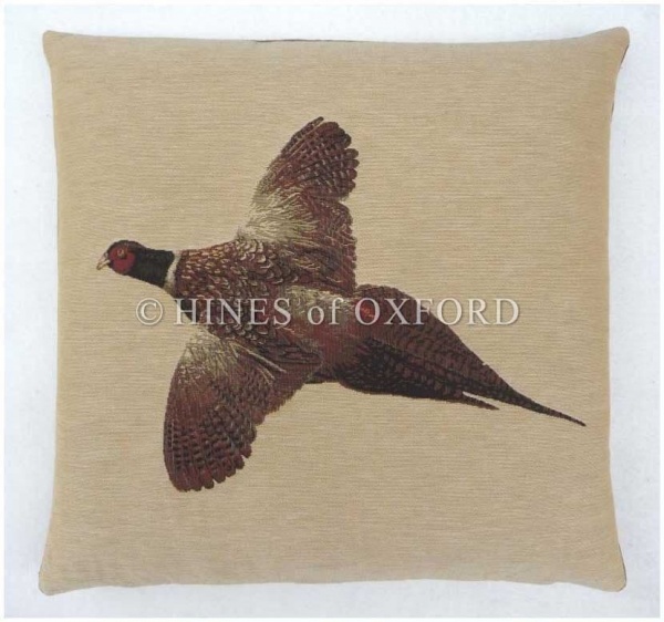 Flying Pheasant - Fine Tapestry Cushion