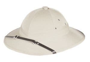 French Pith Helmet - White