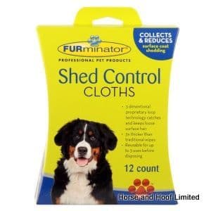 Furminator Dog Shed Control Cloths x 12