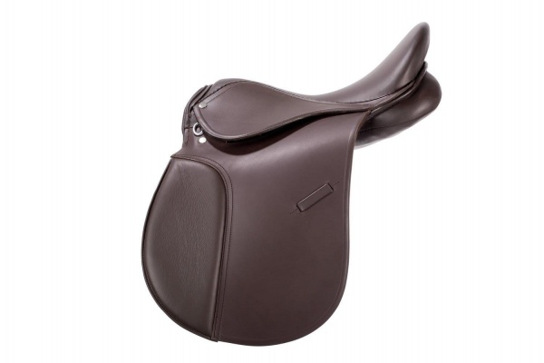 Gallop Classic Leather Saddle - Black
