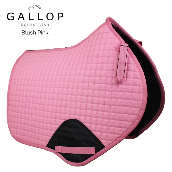 Gallop Prestige Close Contact/GP Quilted Saddle Pad - Blush Pink