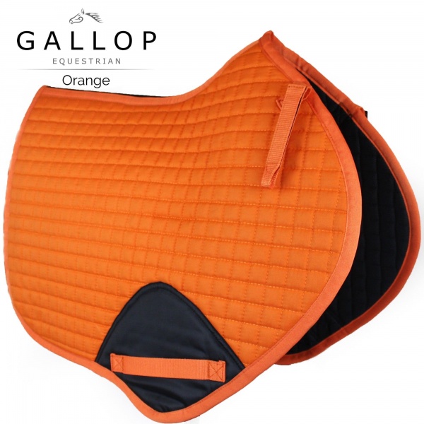 Gallop Prestige Close Contact/GP Quilted Saddle Pad - Orange