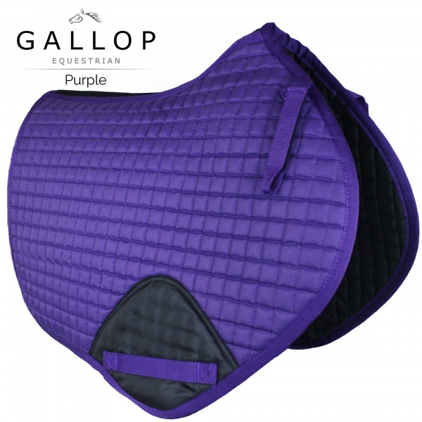Gallop Prestige Close Contact/GP Quilted Saddle Pad - Purple