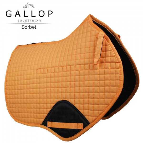 Gallop Prestige Close Contact/GP Quilted Saddle Pad - Sorbet