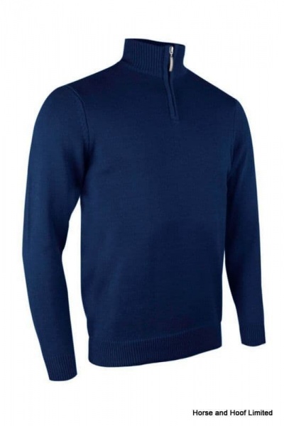 Glenmuir Zip Neck Cotton Sweater