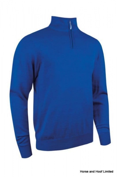Glenmuir Zip Neck Cotton Sweater