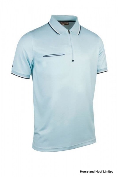 Glenmuir Zip Neck Polo Shirt With Pocket