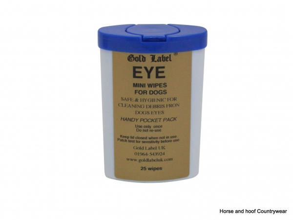 Gold Label Canine Eye Wipes