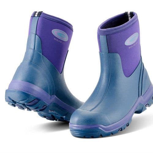 Grubs Midline 5.0 Half Height Wellington Boots - Violet