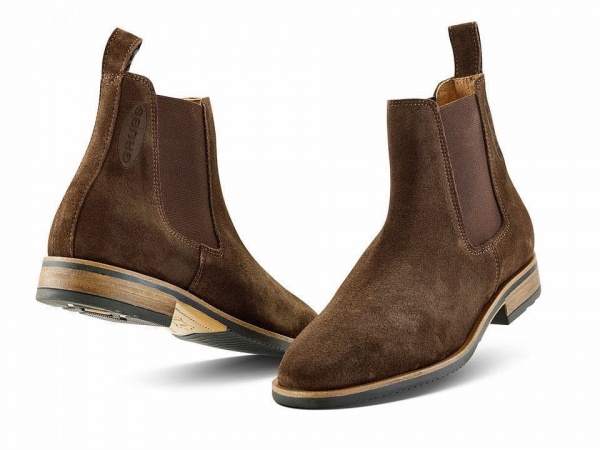 Grubs Tatton Suede Chelsea Boot - Brown