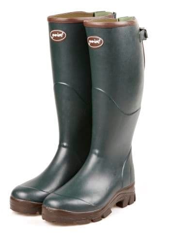Gumleaf Country Clothing Viking Wide Calf Gusset Wellington Boot