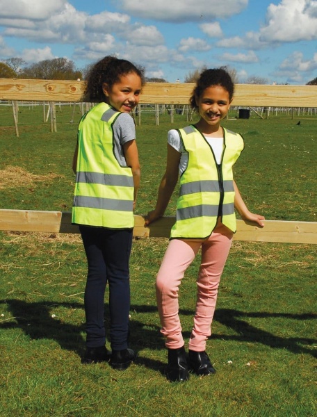 Harlequin Childs Hi-Viz Zipped Tabard