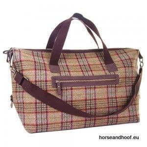 Heather Accessories Men's Iris Tweed Weekender Bag - Tweed 291