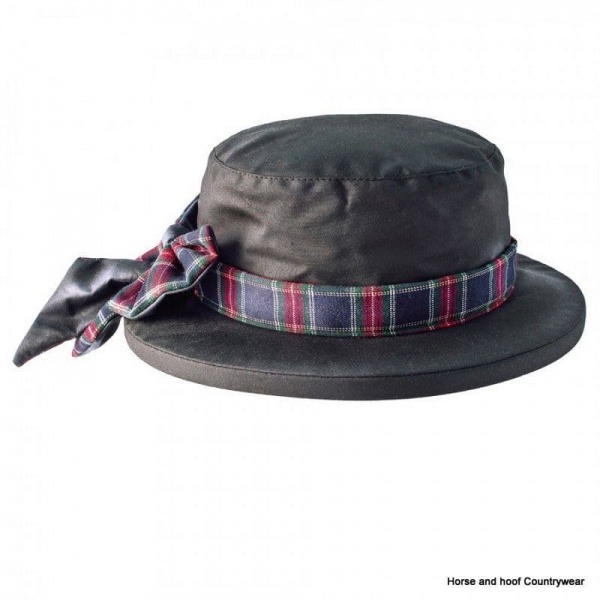Heather Hats Alba Ladies Wax Bow Hat - Black