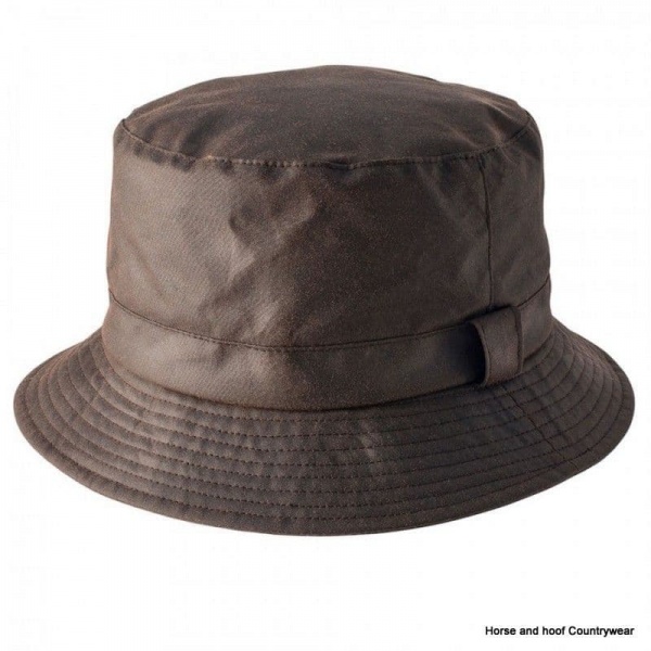 Heather Hats Johnston wax Bush Hat - Brown/Orange