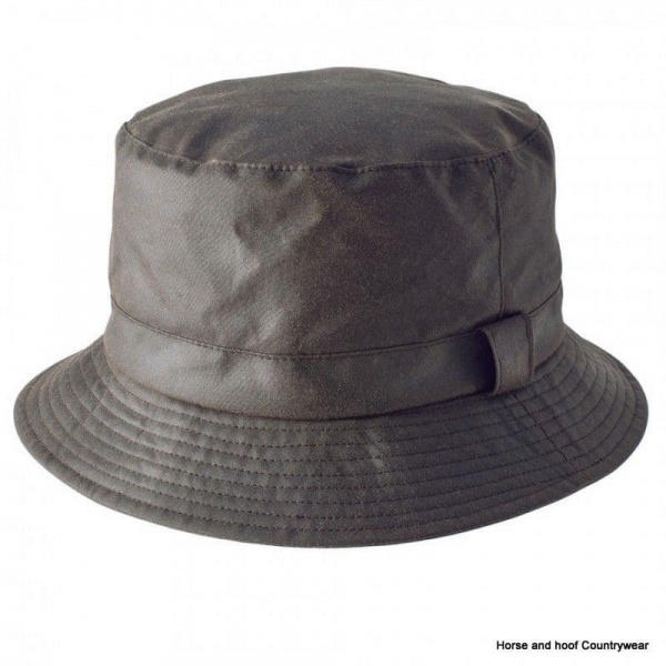 Heather Hats Johnston wax Bush Hat - Olive/Yellow