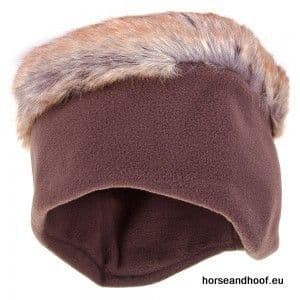Heather Hats Ladies Alicia Fleece/Faux Fur Headband - Brown.