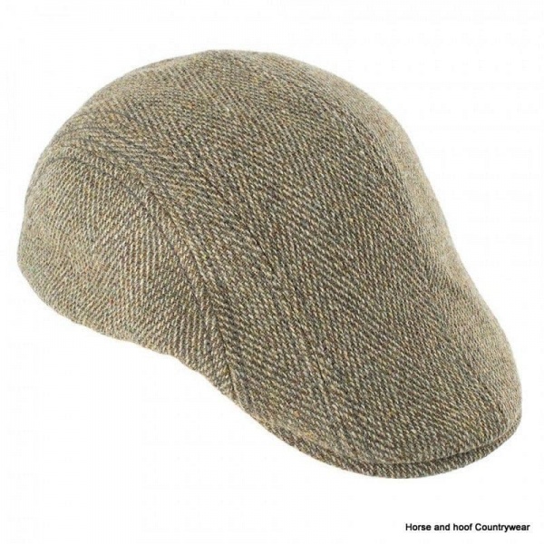 Heather Hats Purnell Duckbill Derby Tweed Cap - Light Green
