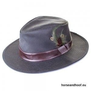Heather Hats Rambler Waxed Hat - Olive.