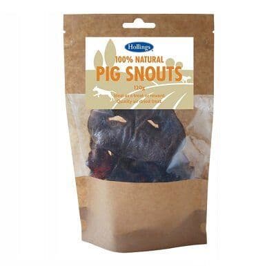 Hollings 100% Natural Pig Snouts 8 x 120g