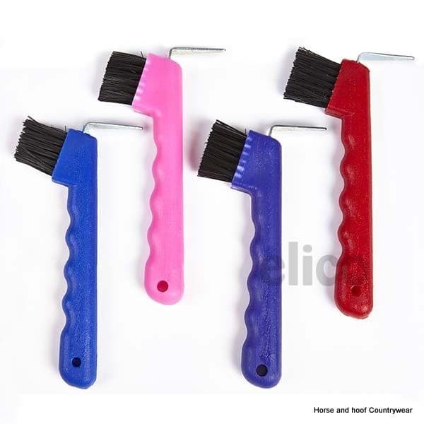 Harlequin Hoof Pick Brush horse and hoof