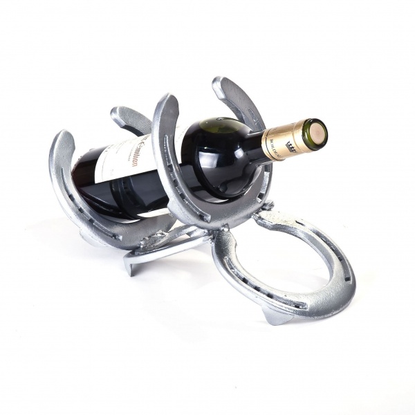 Horseshoe Wine Bottle Holder