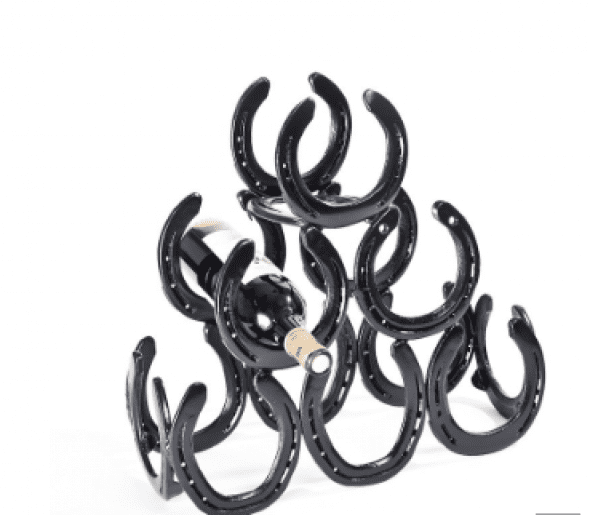 Horseshoe Wine Rack -Six Bottle