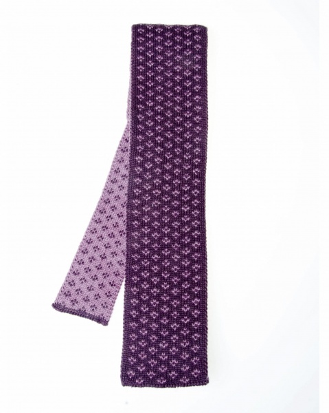 House Of Cheviot Boughton Necktie - Thistle/New Lilac