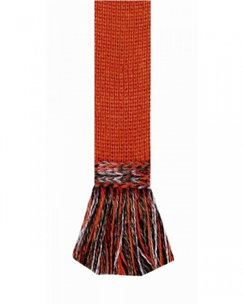 House Of Cheviot Classic Garter Ties - Burnt Orange